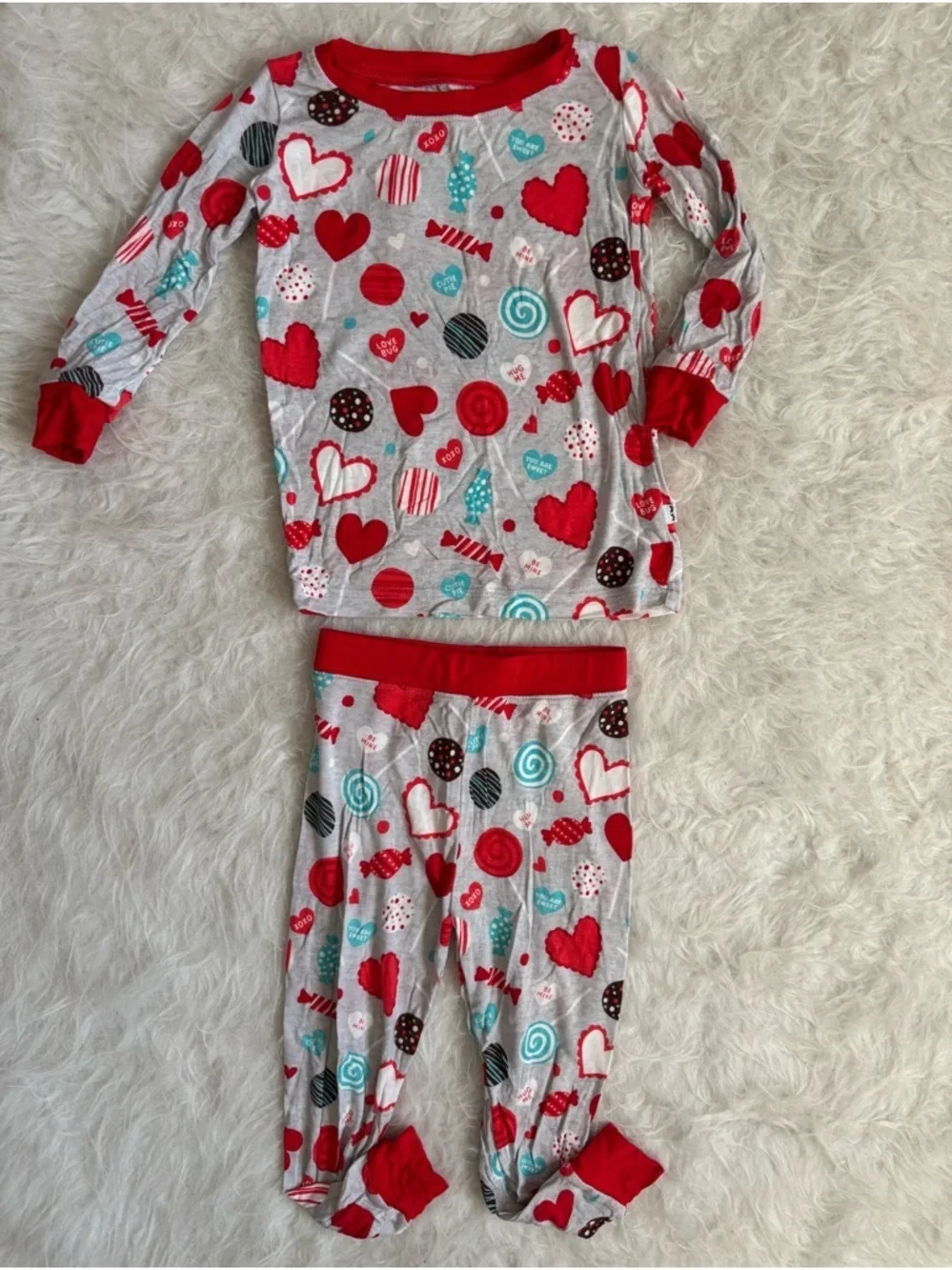 Little Sleepies Butter Soft Valentine’s Pajama Set